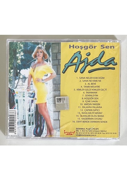 Ajda Pekkan Hoşgör Sen CD (Jelatininde Sıfır Orijinal Dönem Baskı Cd) fiyatları