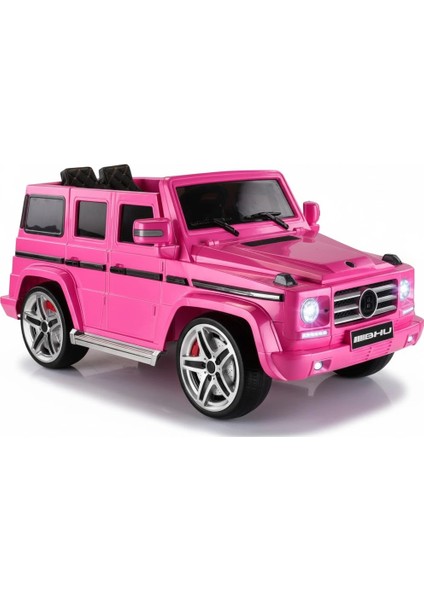 12V Akülü Araba Metalik Pembe (3-6 Yaş)