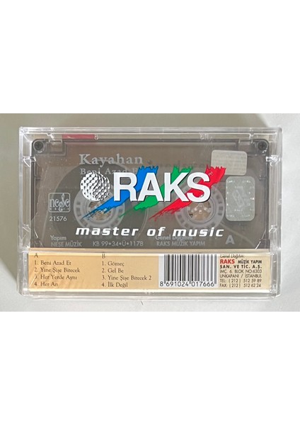 Kayahan Beni Azad Et Kaset (Jelatininde Sıfır Orijinal Dönem Baskı Kaset) fiyatları