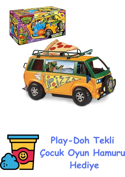Giochi Preziosi Tmnt 83468 Oyuncak Karavan + Play-Doh Oyun Hamuru