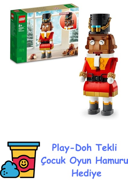 Fındıkkıran 40640 – 8 Yaş ve Üzeri Çocuklar Için Yılbaşı Temalı Oyuncak Figür Yapım Seti (208 Parça) + Play-Doh Oyun Hamuru
