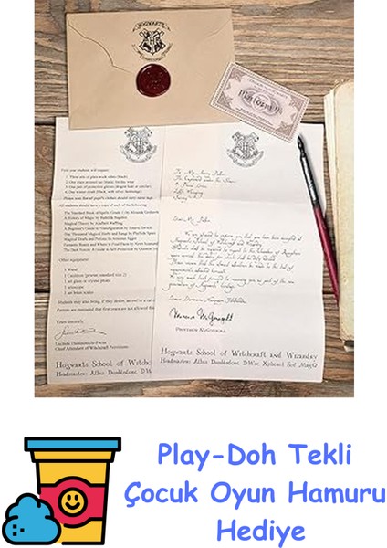 Iyi Fikirler Harry Potter Hogwarts’a Davet Mektup Seti + Play-Doh Oyun Hamuru