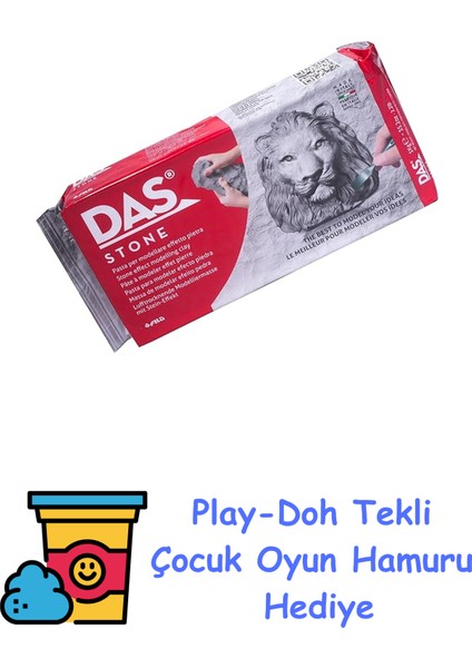 Kil Seramik Hamuru 1000GR Stone Effect + Play-Doh Oyun Hamuru