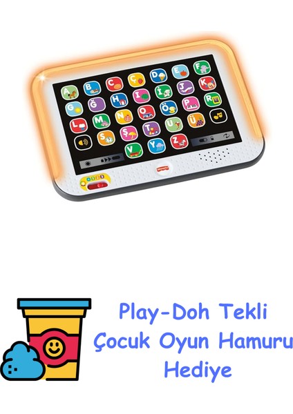 Fisher Price Fisher-Price Lnl Yaşa Göre Gelişim Eğitici Tablet + Play-Doh Oyun Hamuru