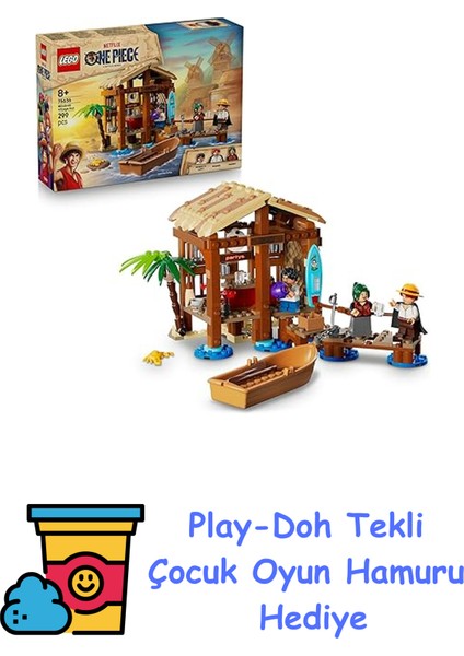 One Pıece Yel Değirmeni Köyü Kulübesi 75636 – Anime Sever 8 Yaş ve Üzeri Çocuklar Için Koleksiyonluk Model, Yaratıcı Oyuncak Yapım Seti ve Doğum Günü Hediye Fikri + Play-Doh Oyun Hamuru