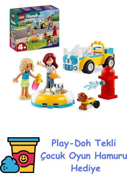Friends Köpek Kuaförü Arabası 42635-4 Yaş ve Üzeri Çocuklar Için Köpek Figürü Içeren Yaratıcı Oyuncak Yapım Seti (60 Parça) + Play-Doh Oyun Hamuru