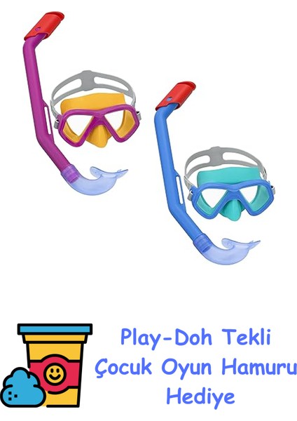 Dominator Şnorkel Seti, 3 Yaş ve Üzeri, Çeşitli + Play-Doh Oyun Hamuru
