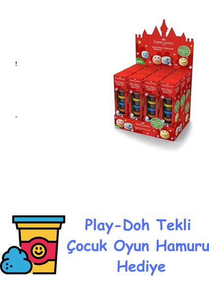 Oyun Hamuru, 8X28G + Play-Doh Oyun Hamuru
