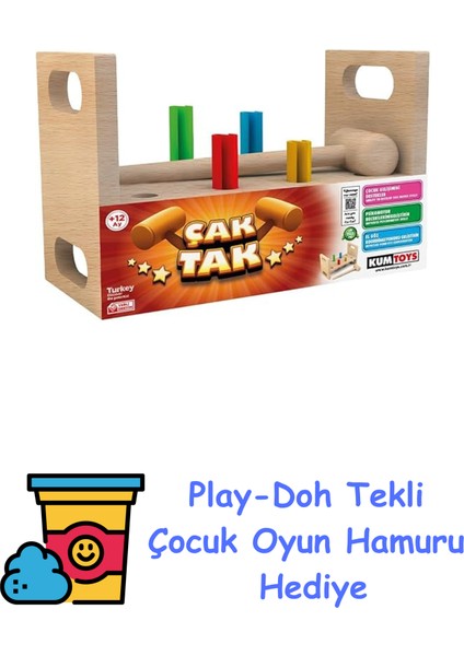 Oyuncak Tak Çak + Play-Doh Oyun Hamuru