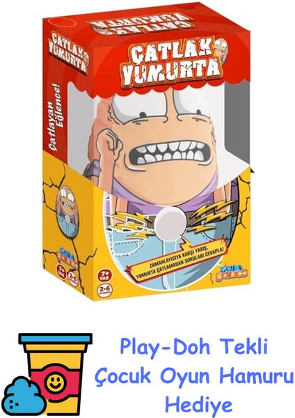 Çatlak Yumurta Kutu Oyunu + Play-Doh Oyun Hamuru