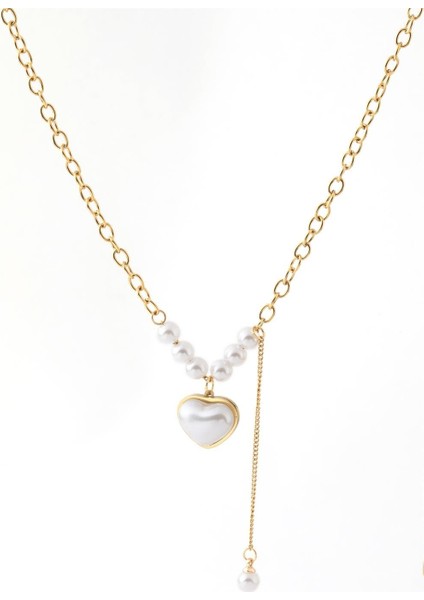 Aşkın Incisi Y Kalp Kolye fiyatları