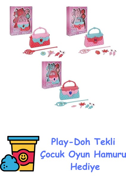 4363 Pretty Pink Kokoş Çanta -Sunman + Play-Doh Oyun Hamuru
