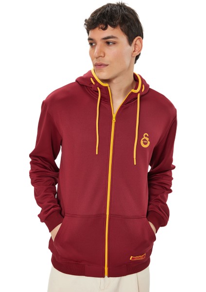 Galatasaray Erkek Fermuarlı Hoodie E251033