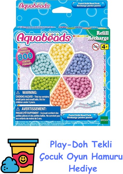Pastel Boncuk Paketi + Play-Doh Oyun Hamuru