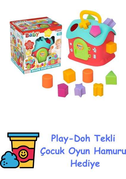 Bul-Tak Ev + Play-Doh Oyun Hamuru