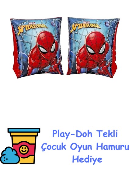 Spiderman Yüzme Kollukları + Play-Doh Oyun Hamuru