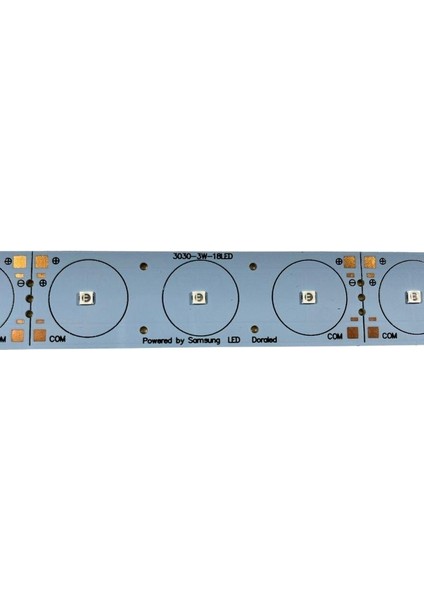 Wallwasher Çubuk Led'i 18X1W 3030 Smd Ledli Mavi Renk