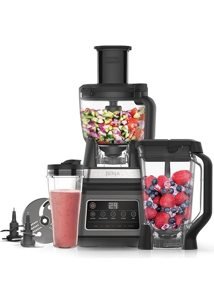 BN800EU 3’ü 1 Arada 1200W Mutfak Robotu & Blender – Auto-Iq, 5 Program, 2,1l Sürahi, 1,8l Hazne