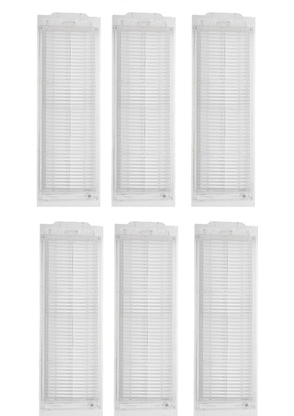 Robot Yedek Xiaomi Robot Vacuum Mop Pro Robot Süpürge - 6 Adet Hepa Filtre