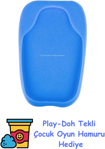 Renkli Bebek Küvet Süngeri, Yumuşak ve Ergonomik Banyo Süngeri, Eğlenceli Figürlü, Bebek Cildi Için Hassas, Hediye Sünger Dahil + Play-Doh Oyun Hamuru
