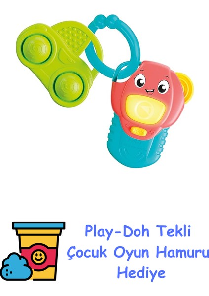 Baby Clementoni Aktivite Anahtarı + Play-Doh Oyun Hamuru