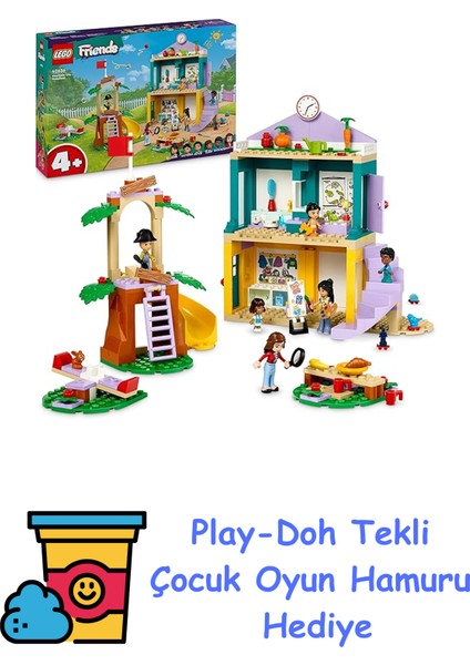Friends Heartlake City Anaokulu 42636-4 Yaş ve Üzeri Çocuklar Için Eğitici ve Yaratıcı Oyuncak Yapım Seti (239 Parça) + Play-Doh Oyun Hamuru