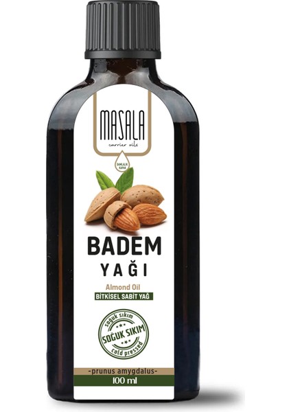 Tatlı Badem Yağı Soğuk Pres 100 ml