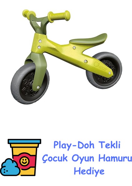 Balance Bike Eco+ Bisiklet + Play-Doh Oyun Hamuru
