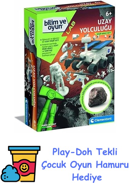 Bilim ve Oyun - Nasa Keşif Aracı Seti + Play-Doh Oyun Hamuru