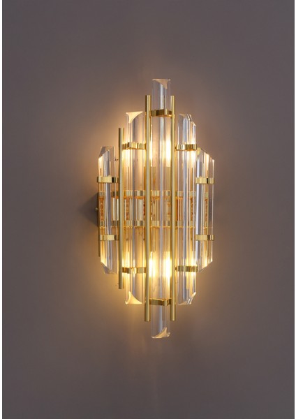 Helena Cam Modern Gold Renk Duvar Apliği fiyatları