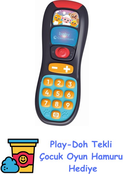 Baby Clementoni Uzaktan Kumanda + Play-Doh Oyun Hamuru