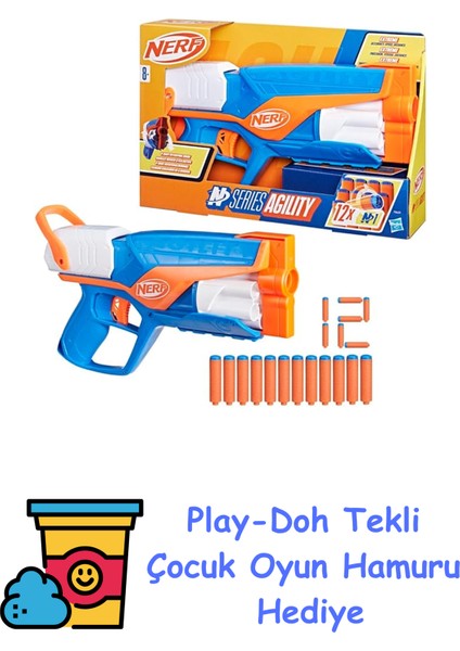 N Serisi Agility Dart Tabancası + Play-Doh Oyun Hamuru