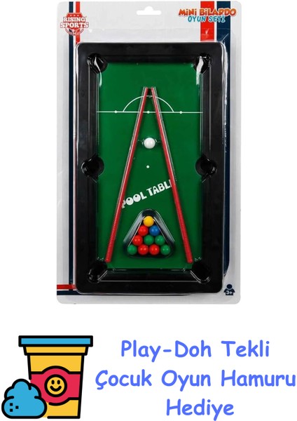 Üstü Bilardo Mini + Play-Doh Oyun Hamuru