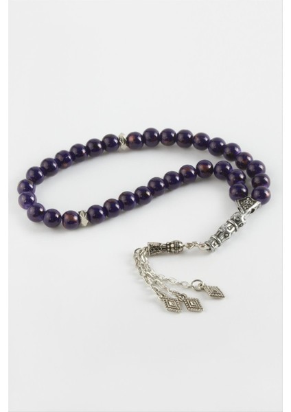 Techmrt Cam Taş Tesbih 8 Mm-Lacivert fiyatları