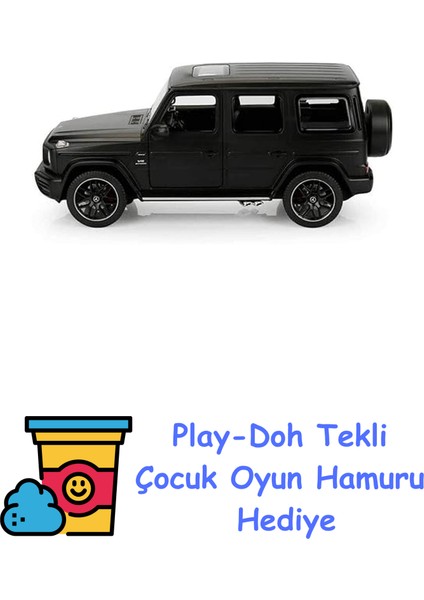Mercedes Benz G63 Amg Işıklı Uzaktan Kumandalı Araba - Asorti Ürün + Play-Doh Oyun Hamuru