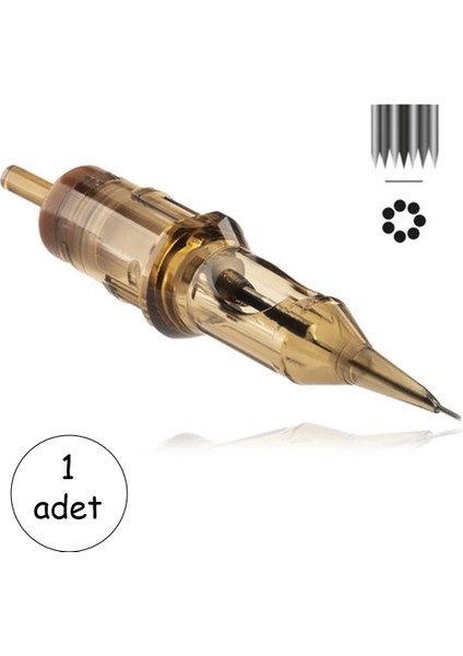 Kartuş Dövme Iğnesi 7rs - Dolgu ve Gölge Iğnesi #1207RS - Cartridge Tattoo Needle