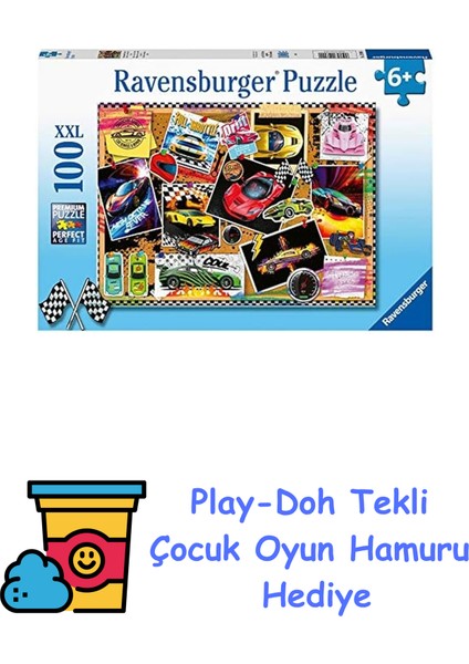 Çocuk Yapbozu 12899 Klasik Yapboz, Çok Renkli + Play-Doh Oyun Hamuru