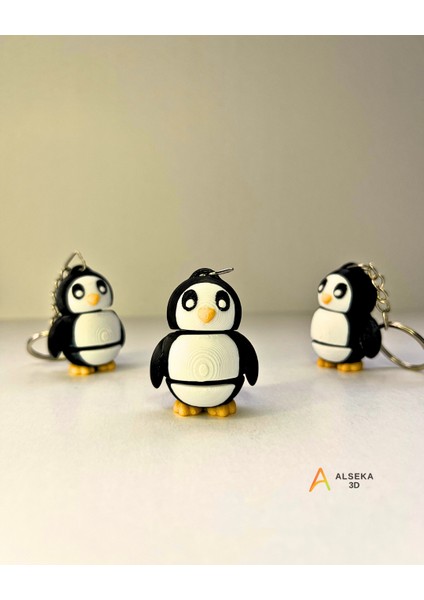 - 3D Baskı Penguen Figürlü Anahtarlık fiyatları