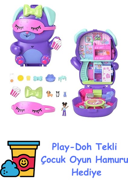 Köpekçiğin Pijama Partisi Mikro Oyun Seti, 4y+, JCR38 + Play-Doh Oyun Hamuru