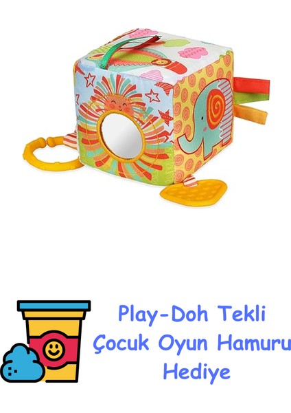 Carnival Baby&kids Orman Arkadaşları Duyusal Yumuşak Aktivite Küpü + Play-Doh Oyun Hamuru