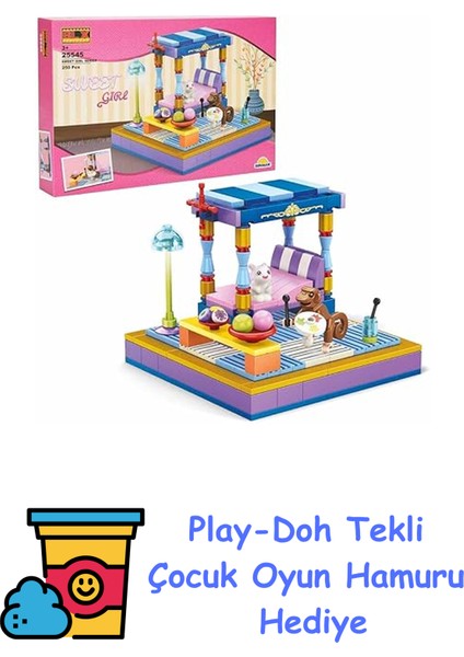 Sweet Girl Yatak Odası 25545 + Play-Doh Oyun Hamuru