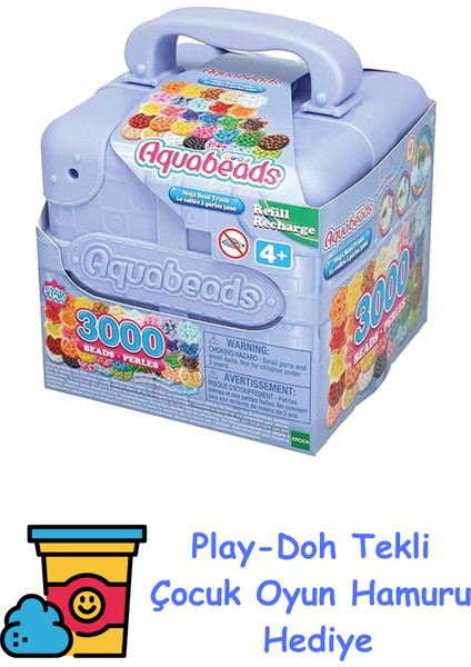 Mega Boncuk Çantası + Play-Doh Oyun Hamuru