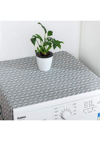 Çamaşır Makinesi Örtüsü Koruma 6 Cepli Banyo Düzenleyici Organizer Buzdolabı Örtüsü Depolama Hurç modelleri