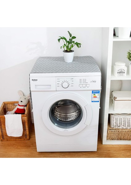 Çamaşır Makinesi Örtüsü Koruma 6 Cepli Banyo Düzenleyici Organizer Buzdolabı Örtüsü Depolama Hurç fırsatları