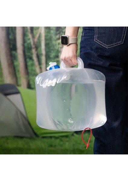 Katlanabilir Musluklu Su Bidonu - 12 Litre - Su Sebili - Argeus fırsatları