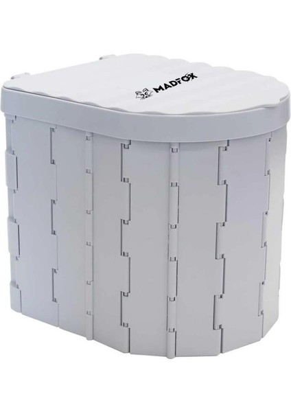 Katlanabilir Portatif Kamp Tuvaleti - Madfox Bi-Pot - Gri - 547218