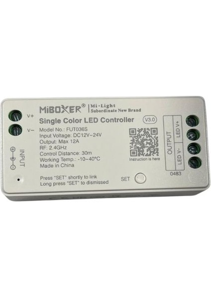 DORALED 12-24V Touch-Dokunmatik Duvar Tipi LED Dimmer