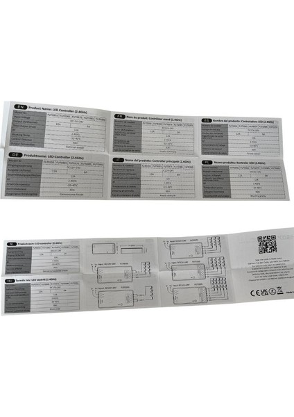 DORALED 12-24V Touch-Dokunmatik Duvar Tipi LED Dimmer