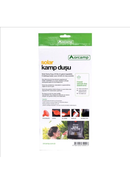 Kamp Duşu - Orcamp (OUT-4150) modelleri