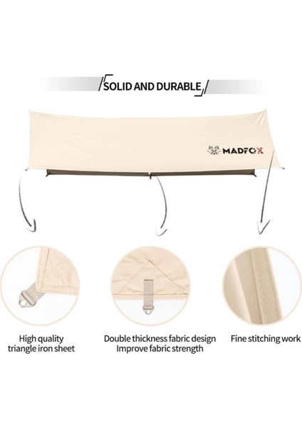Çadır Brandası - Madfox - Güneş ve Rüzgar Koruma - Oem Kanvas Tarp 4*3 mt fiyatları